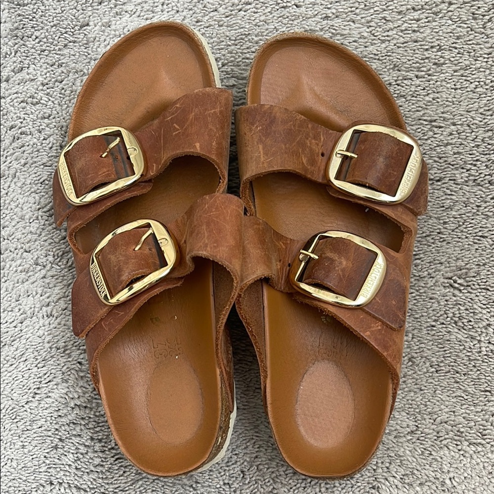 Birkenstock Brown Leather Sandals